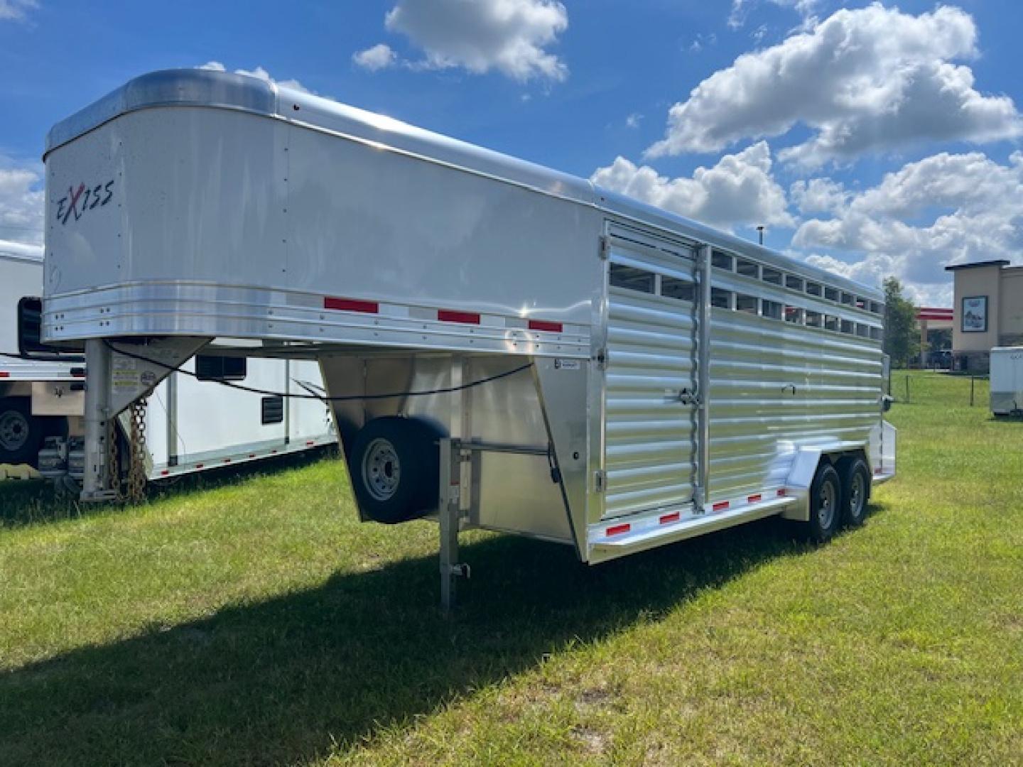 New 2026 Exiss Trailers 20' stock trailer (stk7020) Stock / Stock Combo Trailer